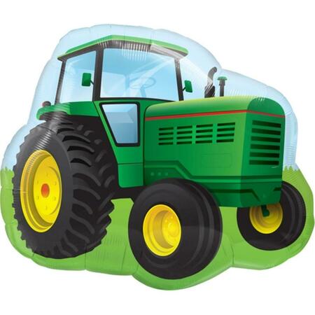 MAYFLOWER DISTRIBUTING Farm Tractor Shaped Jumbo Foil Balloon 225507